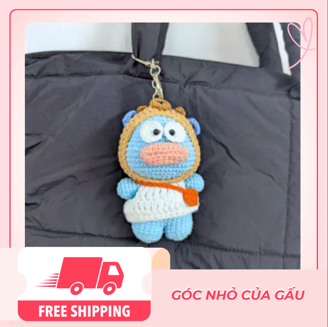🧶 Búp Bê Len Móc TayThủ Công Cá Hề Cosplay Capybara số 1 của shop góc nhỏ của gấu